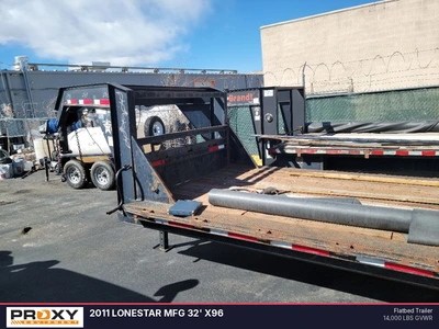 Used 2011 LONESTAR MFG 32' X96 Flatbed Trailers Colorado US | Proxy Equipment #1377832