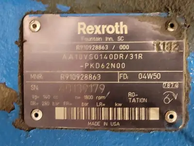 USED REXROTH AA10VSO140DR/31R-PKD62N00