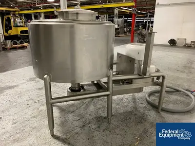 USED Bcast Stainless Products 150 Gal BCast Likwifier, 304 S/S, 75 HP