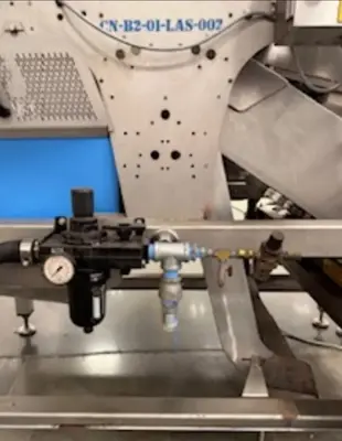 USED 1900 TOMRA BSI OPTICAL SORTING MACHINE