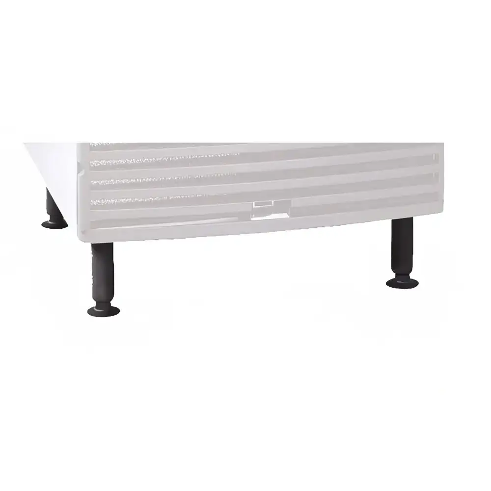 Manitowoc Ice K00144 (4) 12" Legs w/ Adjustable Flanged Foot, Stainless