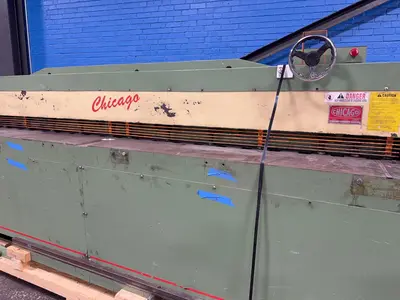 Used CHICAGO HS1010 Power Squaring Shears (Gauge) Ohio US | HGR 24 #1186217