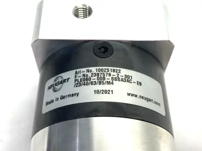 Used Neugart Planetary Gearbox PLE060-008-SSSA3AC-E9/23/40/63/B5/M4 Gearboxes Michigan US | Maverick Industrial Sales #1400975
