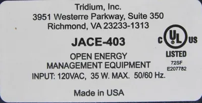 NEW HONEYWELL WEB-403-AX-E CONTROLLER WEB403AXE JACE-403