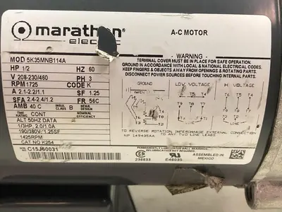 USED MARATHON 5K35MNB114A