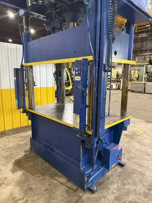 75 TON DAKE MODEL #18-558 HYDRAULIC 4-POST PRESS,  23" STROKE: YOBRO #24094