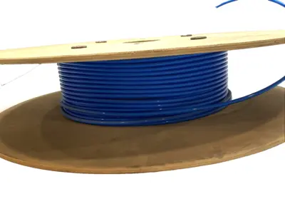 USED FESTO PNEUMATIC TUBING 6MM OD POLYURETHANE AIR LINE 380' BLUE
