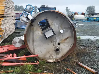 42 ft x 5 ft Dia. Stainless Steel Pellet Reactor
