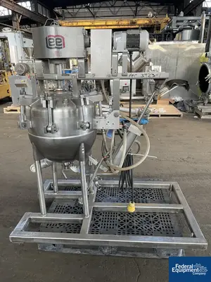 USED Lee Industries 20 Gal Lee Double Motion Reactor, 316L S/S, 150/90#