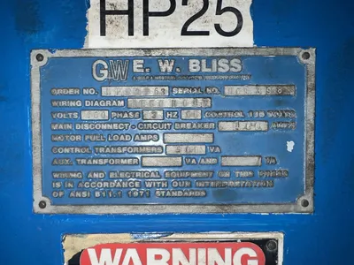 USED 1981 BLISS BLISS HP2-300-72-42 PRESS