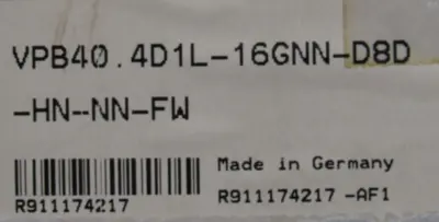 NEW REXROTH R911174217 CONTROLLER VPB40.4D1L-16G-NN-D8D-HN-NN-FW