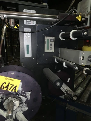 ID Technology Pressure Sensitive Labeler on Adjustable Stand