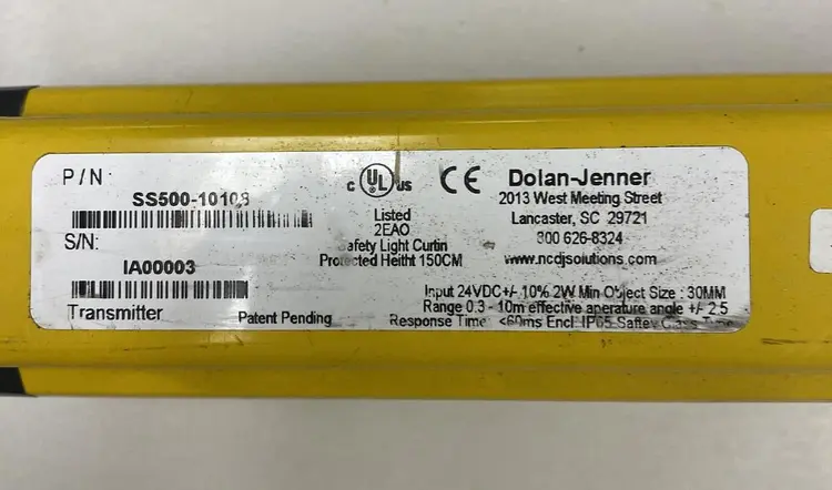 Used DOLAN JENNER SS500-10108 Industrial Controls | Surplus Asset Holdings #1221399