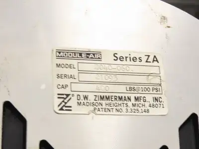 Ingersoll Zimmerman Z040-060 Pneumatic Air Balancer 6' Travel 400Lb w/Load Block