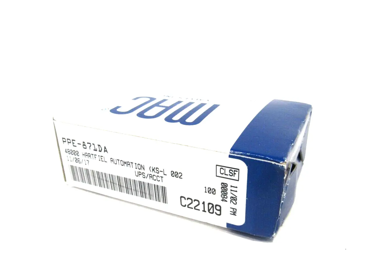 NEW MAC VALVES PPE-871DA VALVE PPE871DA