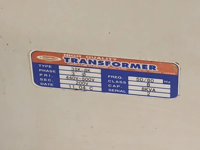 Swallow Transformer 440-500/3/50-60
