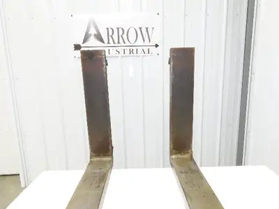 MSI 311500-3-1 4.75X60" Class 3 Steel Forklift Forks 20" Carriage 1-Pair READ