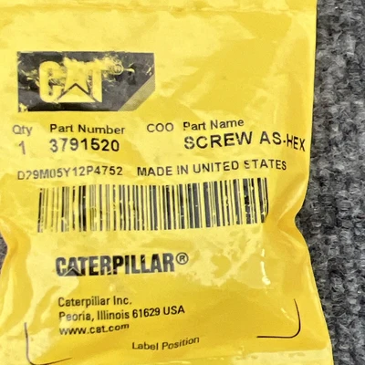 New | in-Stock CAT 3791520 Nuts & Screws California US | Davliegogo LLC #1705884