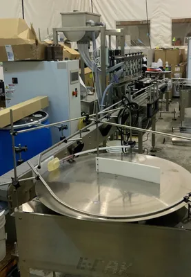 USED 2020 E-PAK 6 HEAD AUTOMATIC GRAVITY OVERFLOW FILLER