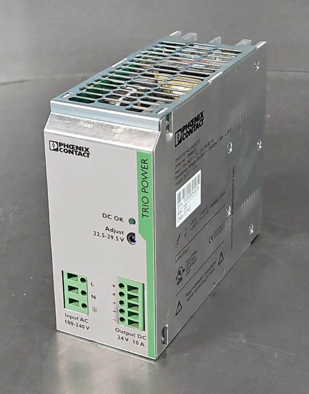 Phoenix Contact TRIO-PS/1AC/24DC/10 Switching Power Supply - 2866323 4C-18
