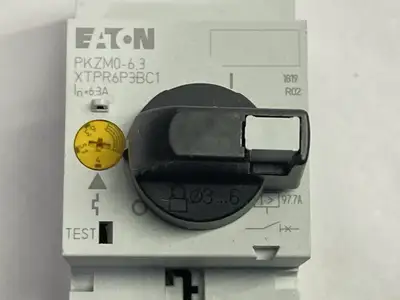 USED EATON MOTOR-PROTECTIVE CIRCUIT BREAKER 3-P 4-6.3A XTPR6P3BC1 265339