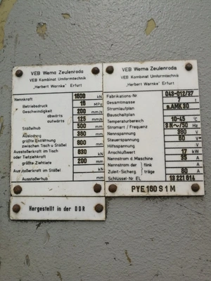 ZEULENRODA Hydraulic Press, 2× available