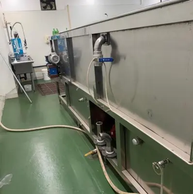 Cooling Tunnel, 6' x 15', Water Shower, Hot Fill Bottle Cooling, Stainless Steel, #5991768