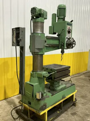 3' X 9" WILLIS BERGO BERGONZI MODEL #FS870 RADIAL ARM DRILL: YOBRO #25326