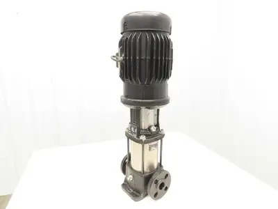 Grundfos CR5-7 A-FGJ-A-V-HQQV Inline Centrifugal Pump 1-3/8" Flanged 230/460V