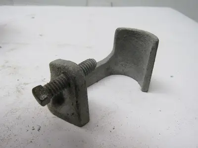 GOULD J 100 1" Plated Malleable Iron "J" Clamps For EMT,Rigid Conduit & IMC