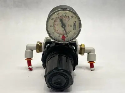 AR30K-N03-YZ | SMC  Pneumatic Regulator 3/8" NPT - Used