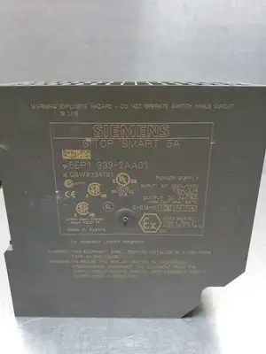 USED Siemens 6EP1 333-2AA01 SITOP SMART Power Supply, 24VDC, 5A