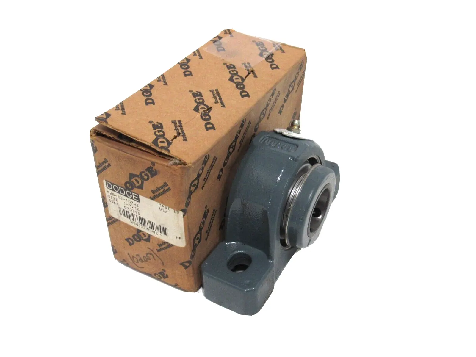 NEW DODGE 070296 PILLOW BLOCK BEARING 1-7/16" BORE P2B-S2-107RE