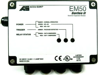 NEW ACCU SORT EM50 SCANNER EXPANSION MODULE