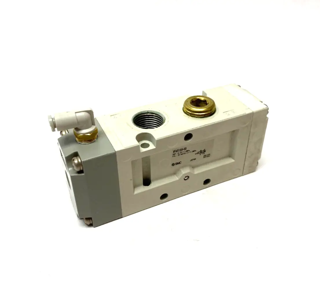 USED SMC AIR OPERATED PILOT VALVE 5-PORT 0.15~1.0MPA