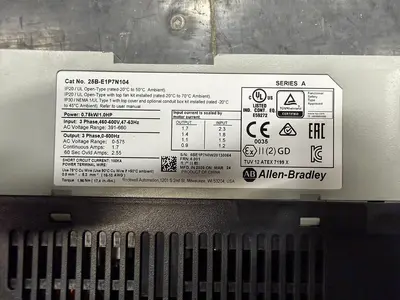 Used ALLEN-BRADLEY 25B-E1P7N104 Variable Speed Drives Quebec CA | Carter-Wilson Equipment Services #1486535