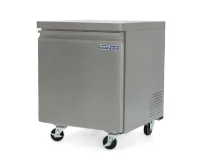 Magic Chef COMMERCIAL 6 CU. FT. SINGLE DOOR UNDER COUNTER REFRIGERATOR IN STAINLESS STEEL