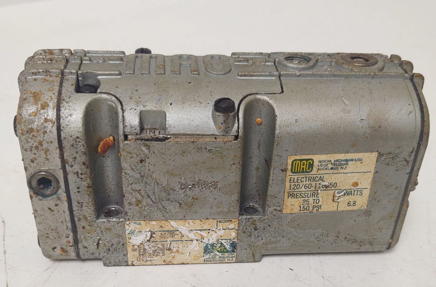 🔥MAC Pneumatic Air 321G-112D-1 25-150PSI Solenoid Valve, 120V
