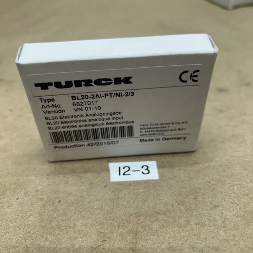 NEW Turck BL20-2AI-PT/NI-2/3