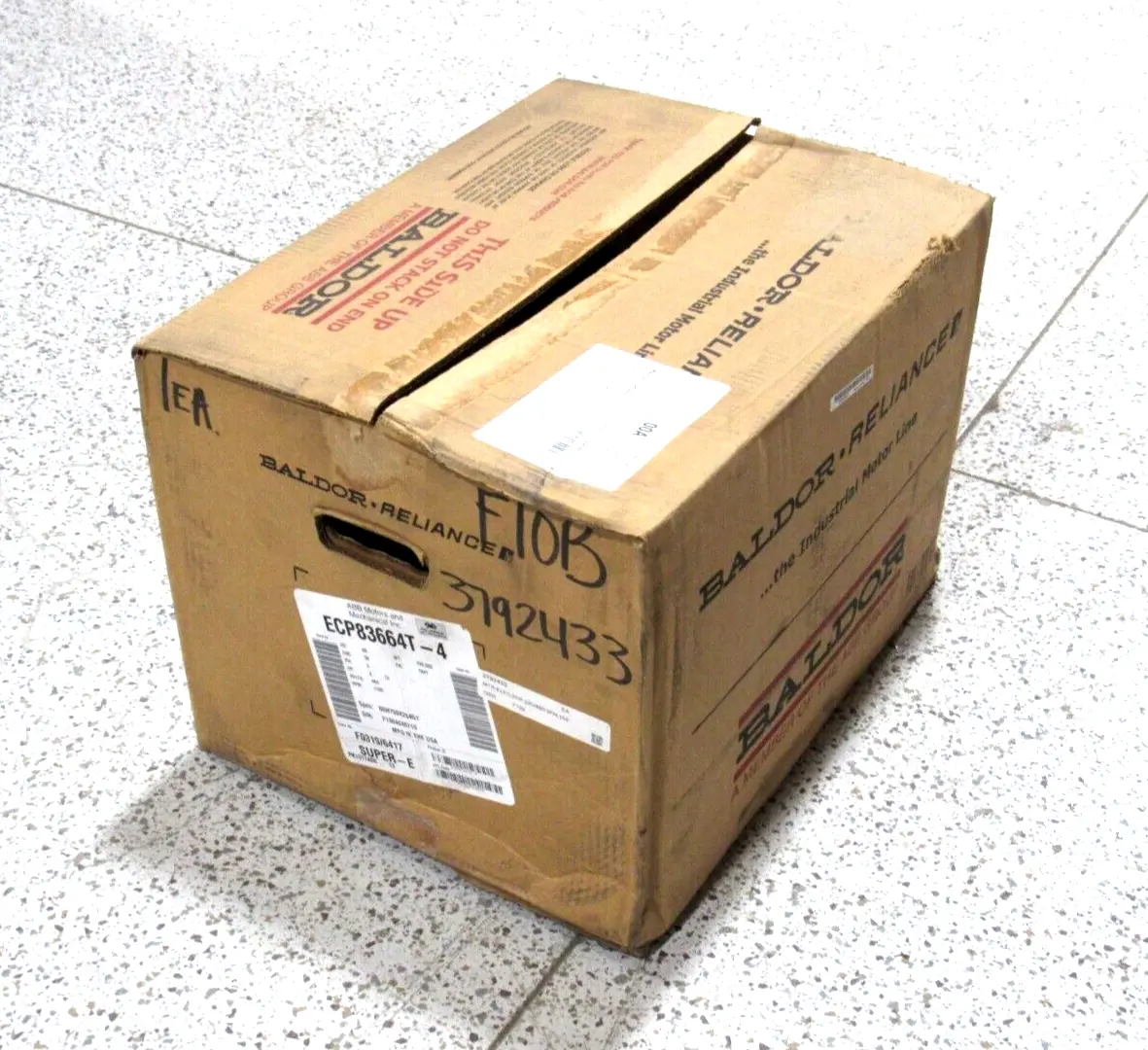 NEW BALDOR ECP83664T-4 MOTOR 2HP 460V 1165 RPM 184T 1-1/8" DIA.