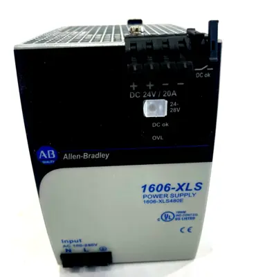 ALLEN BRADLEY 1606-XLS480E POWER SUPPLY SER. A 1606XLS480E NEW, SURPLUS