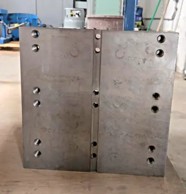 Suburban Tool PAW 121212 G Angle Block 12" x 12" x 12" Milled Plain Webbed