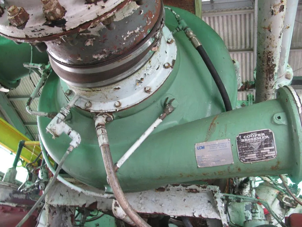 Used Cooper Bessemer GMVH10 Qty 2 Lubricated Reciprocating Air Compressors Oklahoma US | Borderless Services #1378271