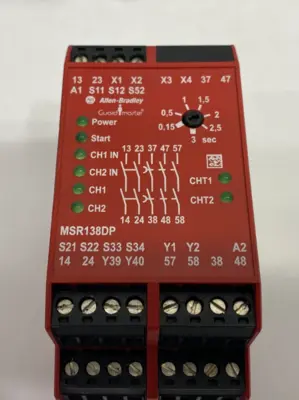 USED ALLEN-BRADLEY SER. B GUARDMASTER MSR138DP SAFETY RELAY