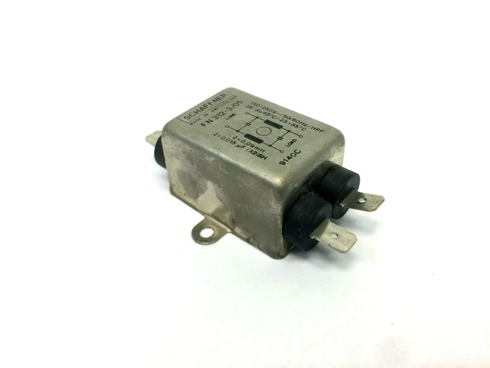 USED SCHAFFNER POWER LINE FILTER