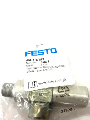 NEW FESTO PILOTED CHECK VALVE J208