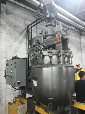 Kettle, 50 Gallon, S/st, Jkt, Sweep Agit, Vac, #D741941