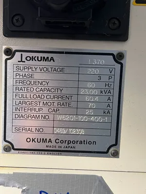OKUMA CAPTAIN L370 CNC Lathes | Levy Recovery Group (15)
