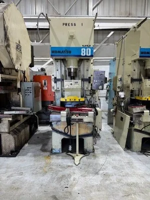 1996 KOMATSU 80 H-VS-3 Gap Frame/ OBI Mechanical Presses | Rygate LLC (9)