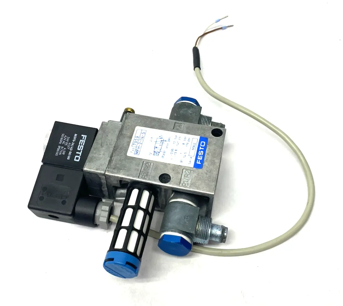 Used Festo Air Solenoid Valve, 3/2-way, closed, monostable 7959 Solenoid Valves Michigan US | Maverick Industrial Sales #1398243